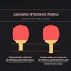 2PCS Ping Pong Racket Table Tennis Beginners 3 Star Training Set Pimples-in Horizontal racket Rubber Hight Quality Blade Bat