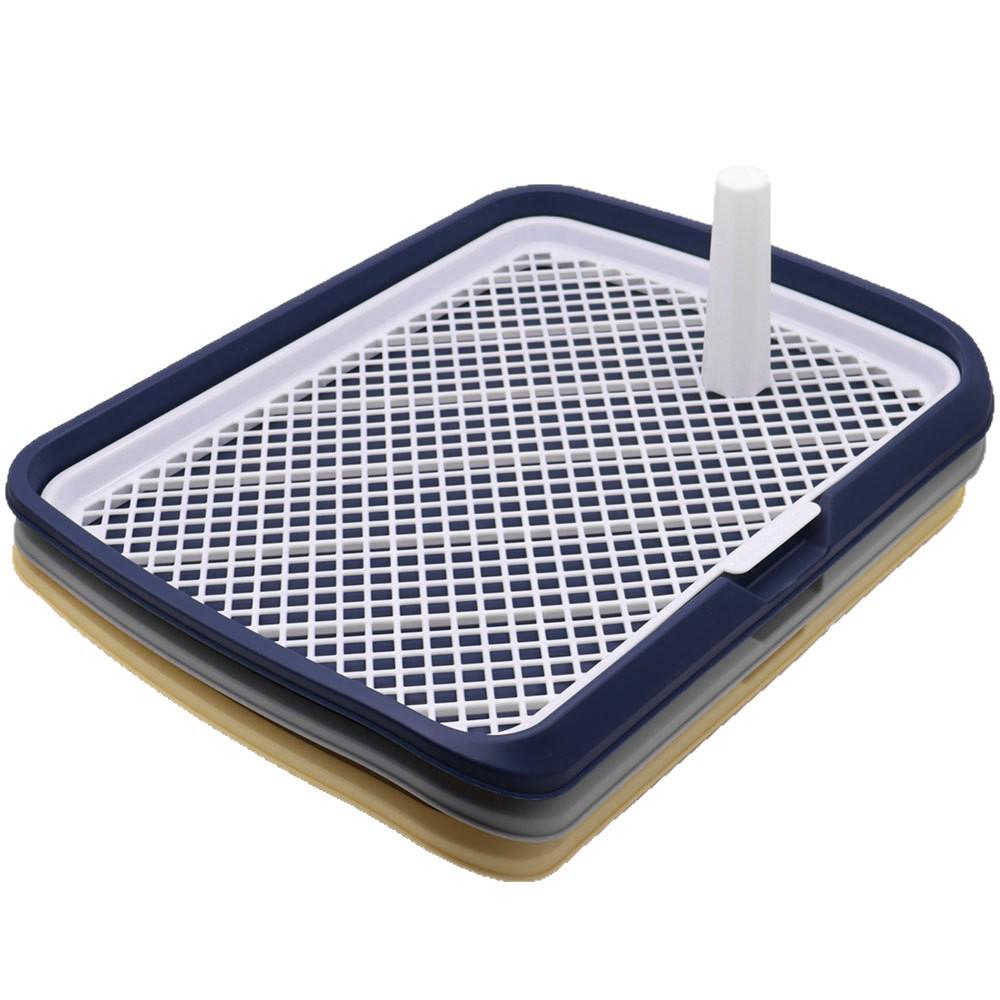 Large Dog Toilet with Anti-Splash Post – Easy To Clean Tray for Medium and Large Dogs