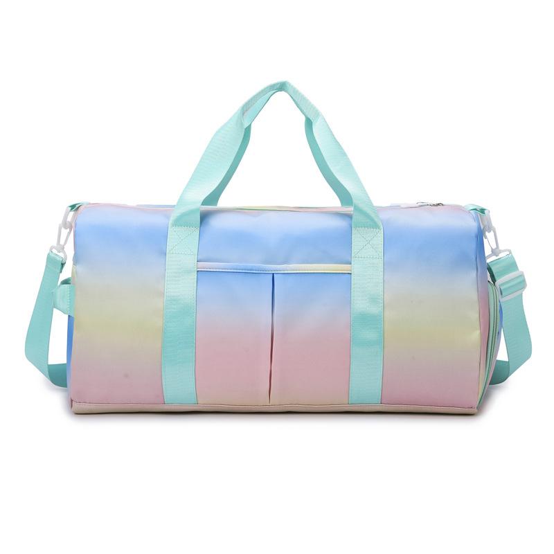 Dry-wet Separated Fitness Yoga Bag, Large-capacity Storage, Hand-held Travel Bag with Shoe Compartment, and Can Be Equipped with A Pull Handle