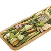 Bamboo Rectangular Cutting Board Tray with Clear Locking Lid Single Compartment Cheese Fruit Nuts Meats Picnics Parties Food Tray