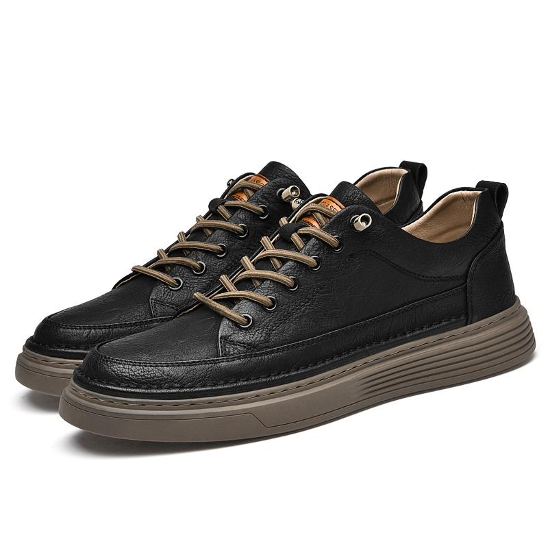 Men Casual Shoes Fashion Trend Sneakers Lace-up Outdoor Runing Shoes Men Flats Classic British Style Sneakers Shoes Retro Flats