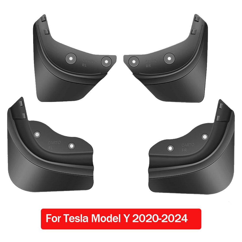 Mud Flaps for Tesla Model Y Model 3 2026 Stay Clean Protect Paint Military Grade All Weather Splash Guards No Drilling Required
