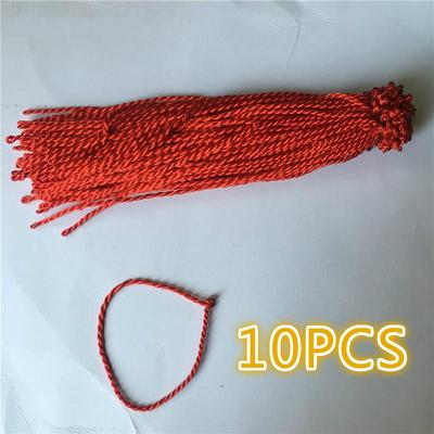 100 Stück Geflochtenes Glückliches Rotes Band/Seil/Kordel Armband Schutz Frauen Männer Geschenke ARI