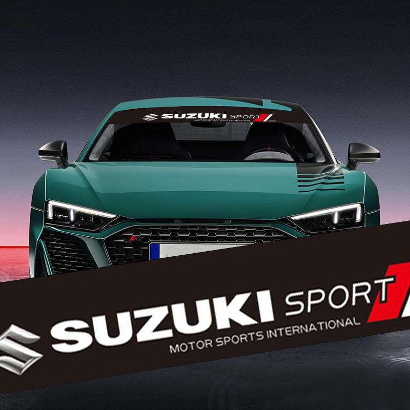 Car Front Rear Windshield Decoration Sticker For Suzuki Jimny Swift Samurai Vitara SX4 Alto Kaiser Ingnis DZire Swace Across