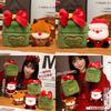 Christmas Gift Box Santa Claus Deer Plush Toy Doll With Pp Cotton Filling For Holiday Decor And Gift Giving