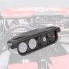 50cc to 250cc Instrument Panel Housing, Black Plastic Front Panel Cover with Round Openings for Go Kart Trim Repair Work and Service