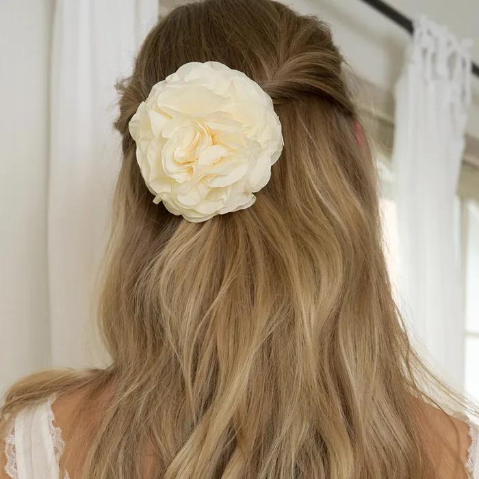 dusty rose bloom hair pin (2colors)