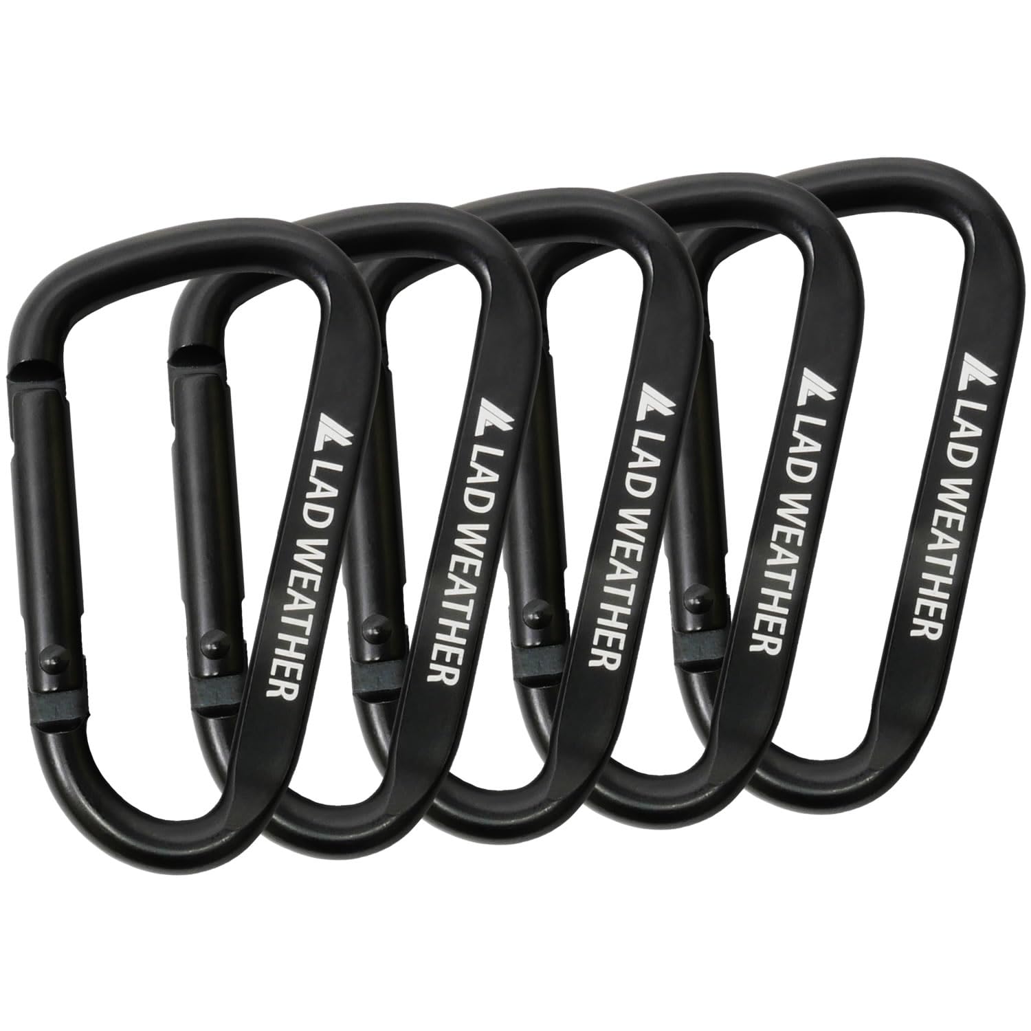 

Carabiner Lightweight and Set of Load Capacity Disaster Prevention Camping Key Ring [Radweather] Keychain, Rust-proof Aluminum, Cost-effective 5,
