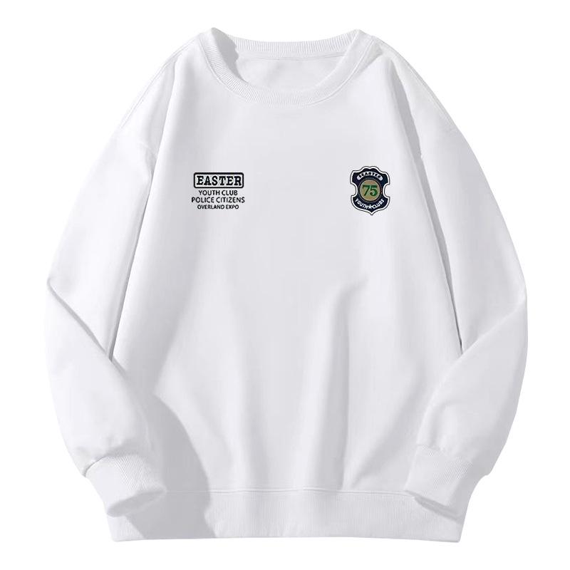 Men's Thickened Velvet Sweatshirt - Winter Base Layer Shirt, Round Neck