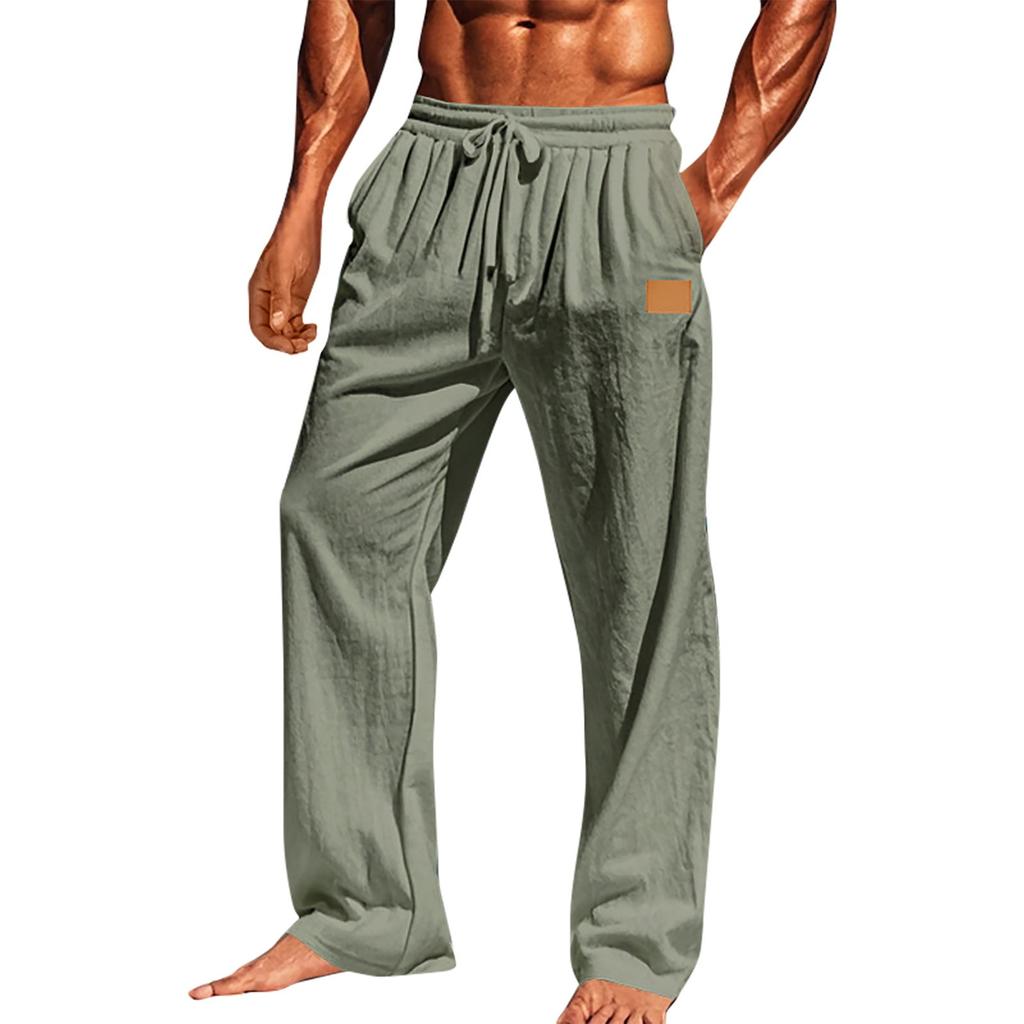 Pánská kombinéza Stahovací vícekapsové ležérní kalhoty Turistické kalhoty Bavlněné keprové kalhoty