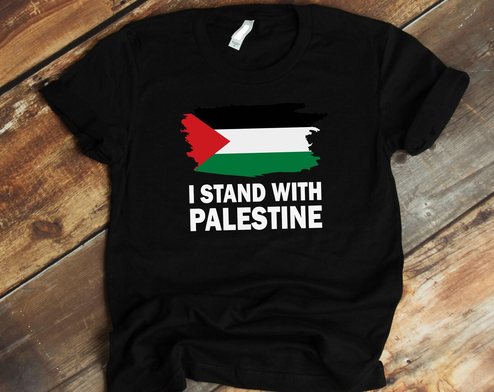 I Stand With Palestine T shirt, Palestine Supporters T shirt, Palestine Flag Tee Shirt, Palestine Graphic Tee, Palestine Kids & Adults Shirt 4XL