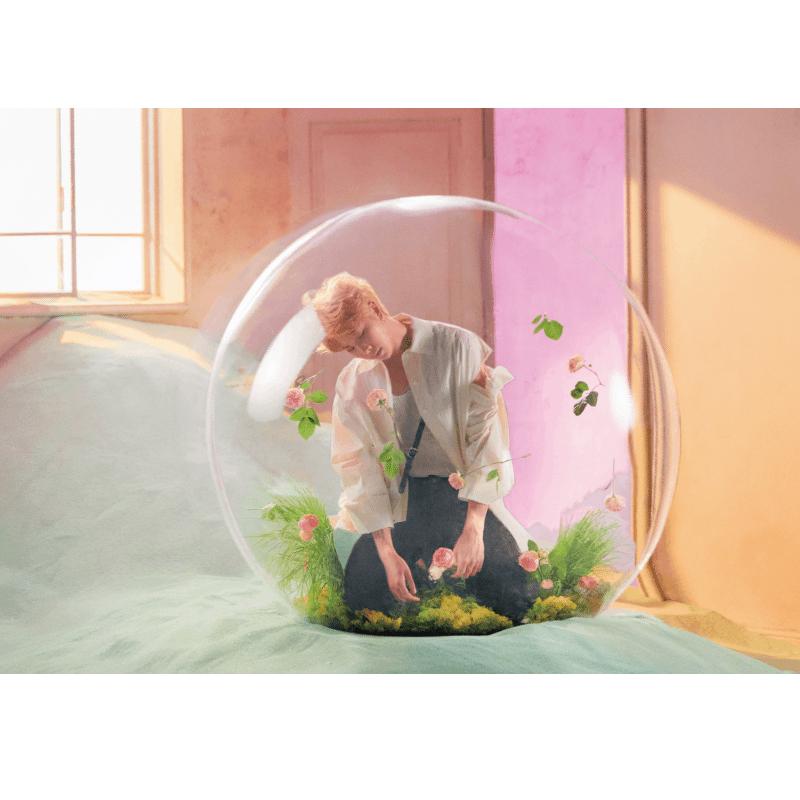 BTS (BangTan Boys) Carte poștală 3D Love Yourself 7 membri, foto Lenticular