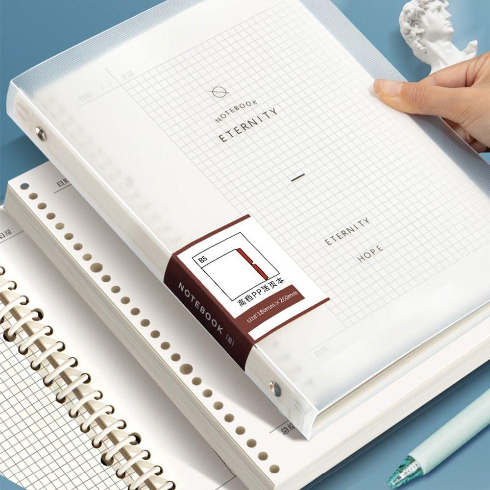 Detachable Binder Notepad Three Styles Inner Pages Writing Memo Pad Diary Book School Office