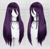 Anime Hra Doki Doki Literature Club Yuri Monika Natsuki Sayori DDLC Dlouhá rovná paruka Párty Syntetické Cosplay paruky pro ženy