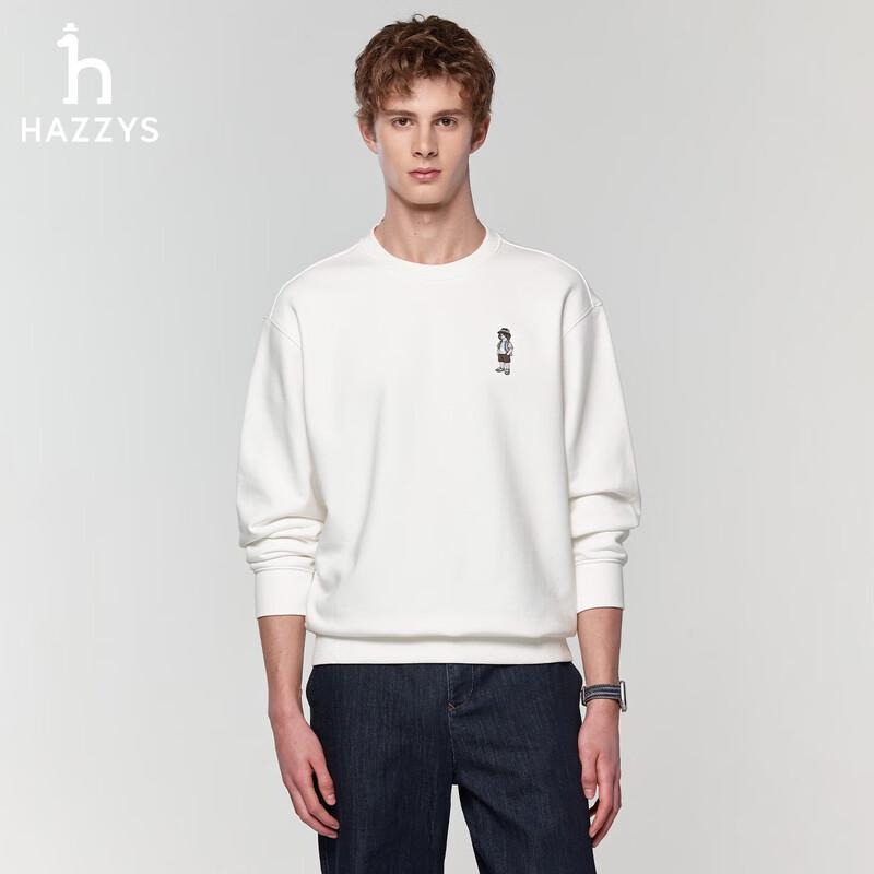 HAZZYS Men s PHIZ Series Embroidered Crew Neck Sweatshirt 2XL