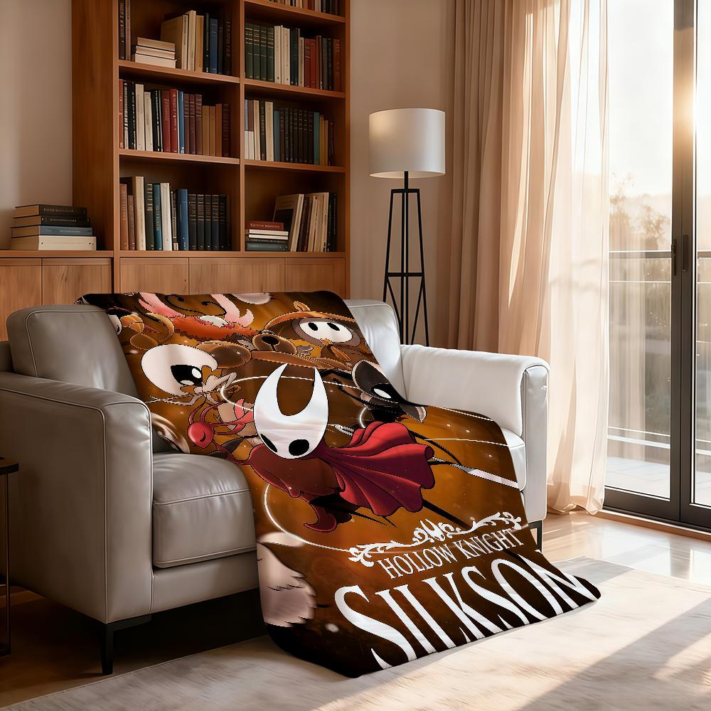 Game H HollowS K Knight S SilksongS Blanket Soft Throw Blanket for Home Bedroom Bed Sofa Picnic Travel Office Rest Blanket Gift
