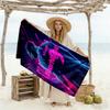 Mbappe Personalized Text Beach Towel Super Soft & Absorbent Suitable for Sports Travel Swimming Yoga Bathroom Beach And Pool