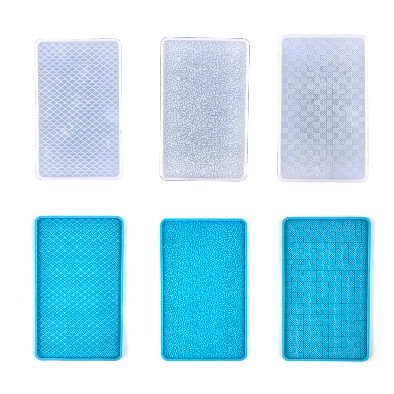 Coaster Molds for Resin Casting Rectangle Resin Epoxy Silicone Molds for Making Coasters Cups Mats Home Decor Craft