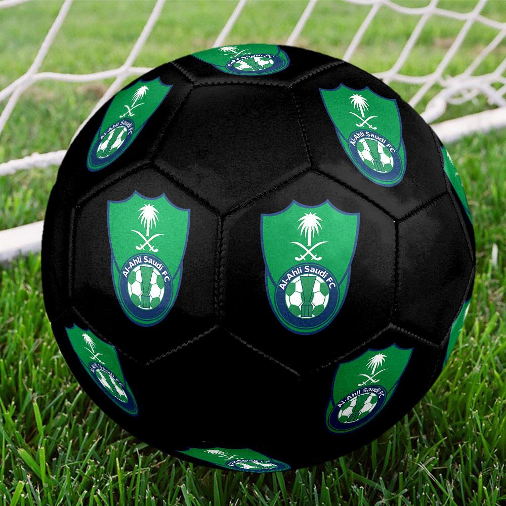 1pc Al-Ahli Saudi FC Soccer Ball Size 5 Indoor Soccer Ball Fashion Colorful Backyard Game - Great For Sports Fans Gift HE22