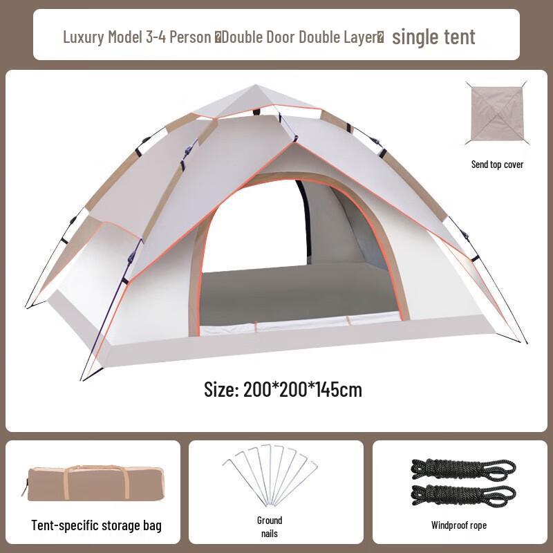 Tri-polar TP2387 Automatic Pop-Up Camping Tent