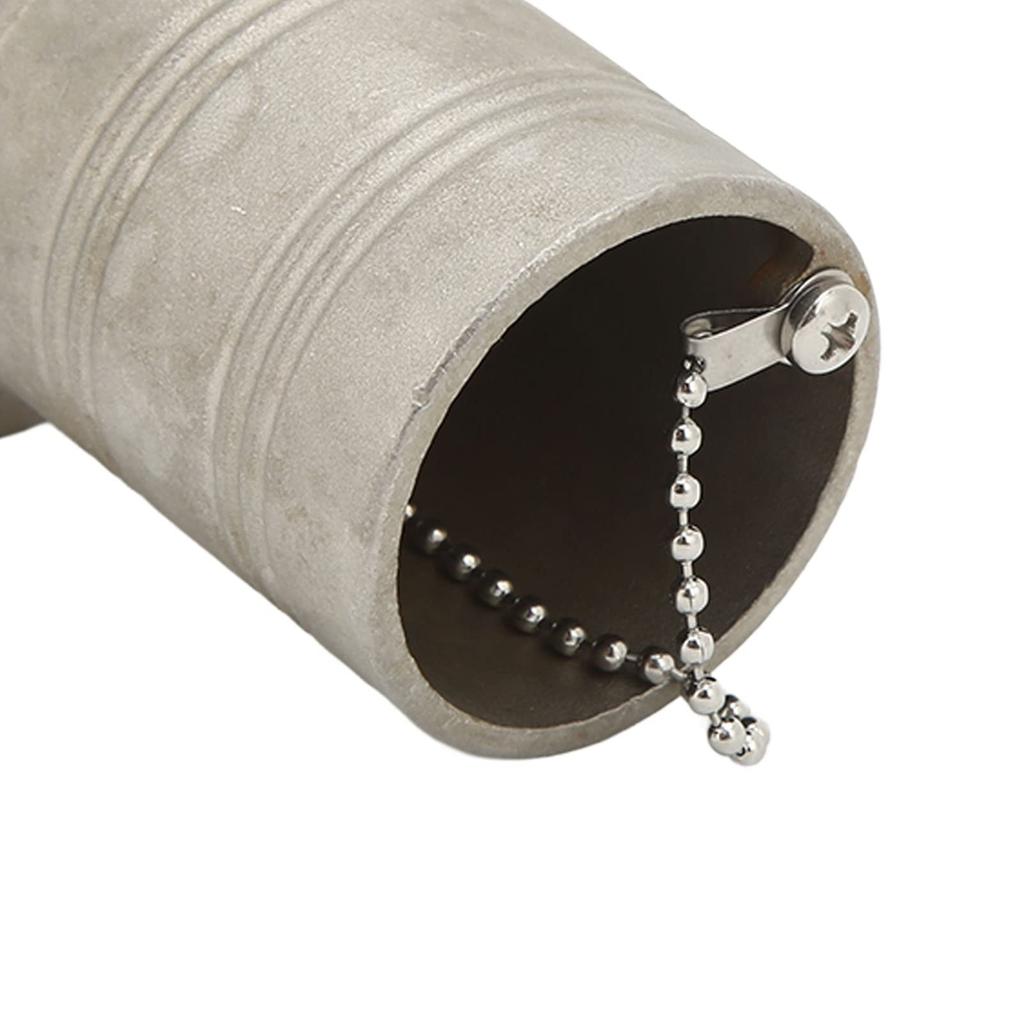 50mm Deck Filler Port Sailboat Stainless Steel 316 Stainless Steel Trailer, Fixed Chain, Polished Bar Outer Layer, Installation (Diesel)