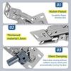 Xiaomi Self-Closing 45 Degree Pivot Hinges, Soft Silent Tip Out Tray & Cabinet Hinges, Heavy-Duty Self-Closing for Kitchen/Bathroom