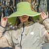 Minimalist Sunscreen Fisherman Hat With Brim Women Lightweight Breathable Portable Summer Outdoor Sunshade Mountaineering Hat