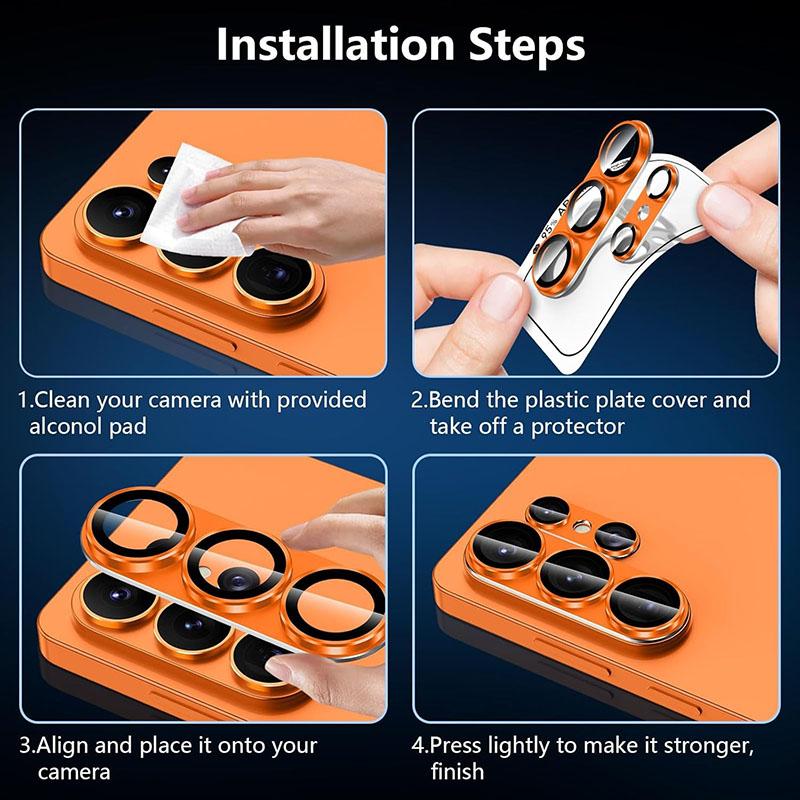 Metal Aluminum Alloy Camera Protector Film For Samsung Galaxy S26 Ultra S26 Plus S26 Back Lens Cover Protective Cap Lens Film