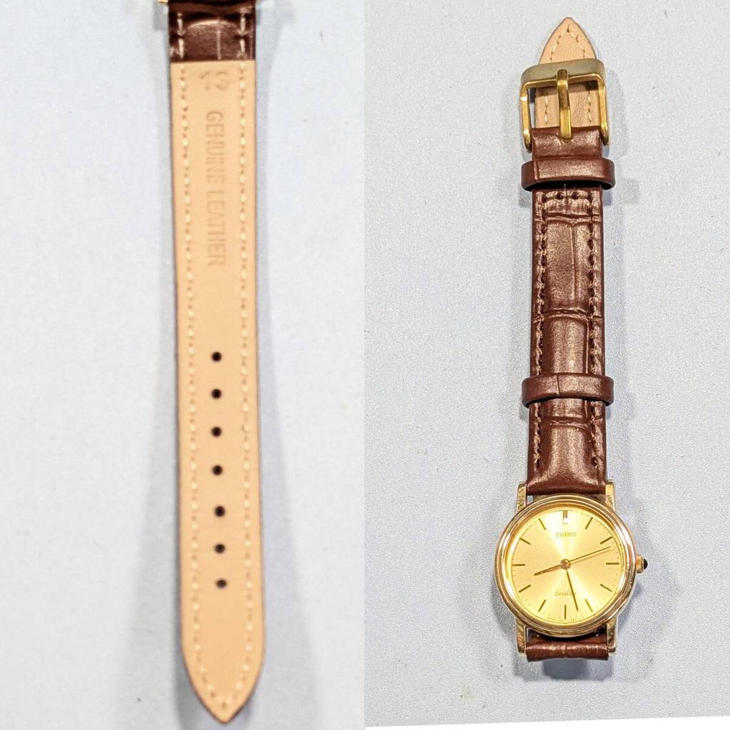 SEIKO Excelline Battery and Strap Working Women's Watch, Replaced, Condition, X-04