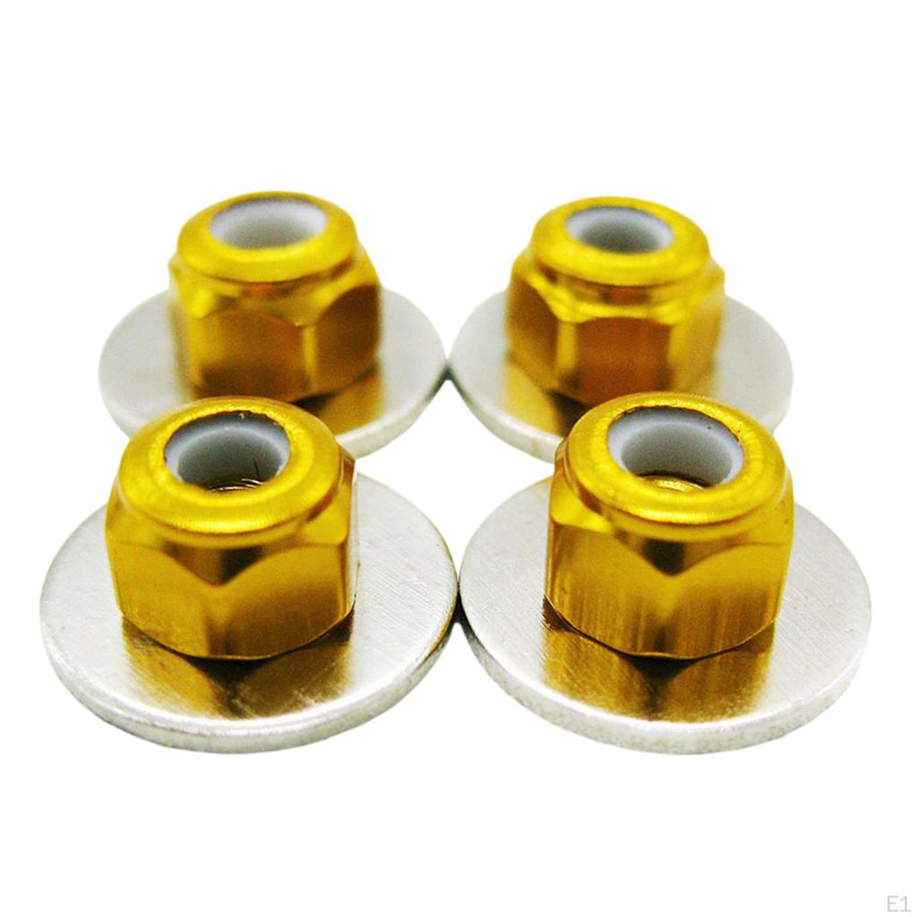 4 pcs 3mm Wheel Nut with 4pcs Gasket, /14 144001 RC Car