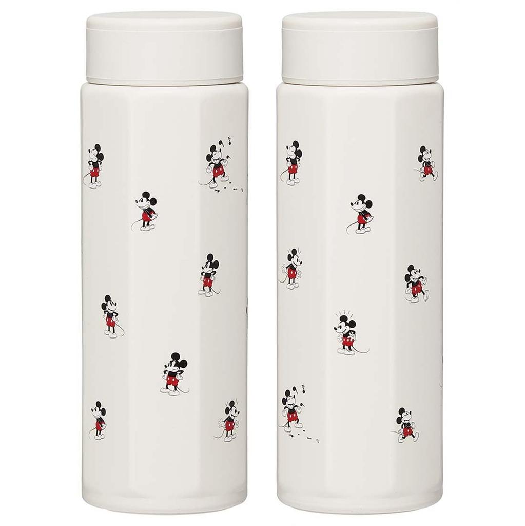 Skater Stainless Steel Mug Bottle 500ml Easy to Hold Octagonal Insulated Water Bottle Disney Mickey Mouse STO5-A