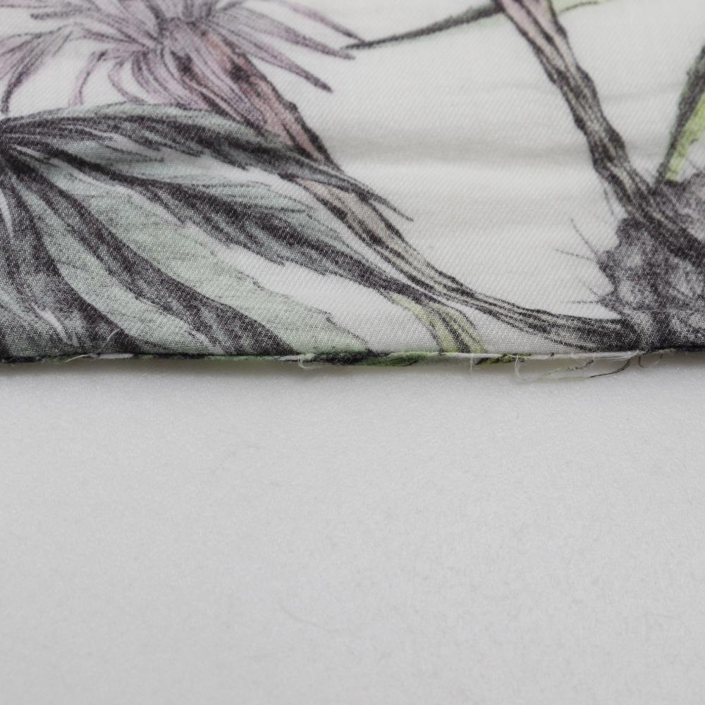 Paul Smith Botanical Short Sleeve Shirt Clown White Cotton Mens Used