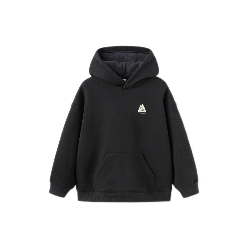 Balabala Kids Athletic Fleece-Lined Hooded Sweatshirt 120