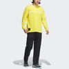 Adidas National Geographic Co Branded Section T Shirts Men's Yellow Crew Neck Thickened Straight Fit IL8977