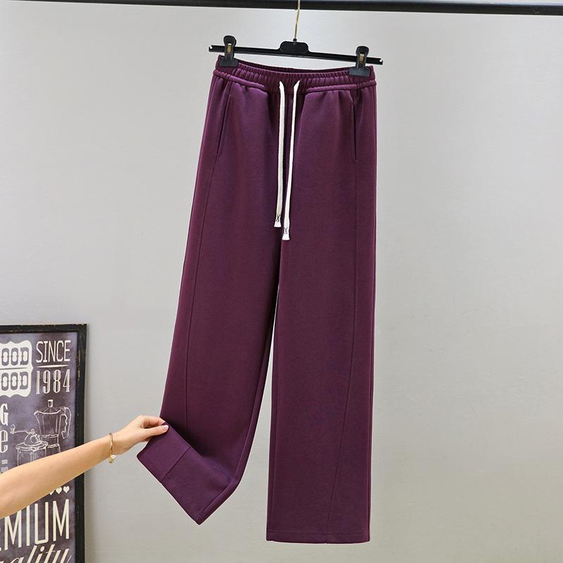 

Женские универсальные повседневные спортивные штаны 2025: Приталенный крой, Широкие штанины, Кулиска, Американский дизайн «Скимитар» 2XL [145-160 lbs]