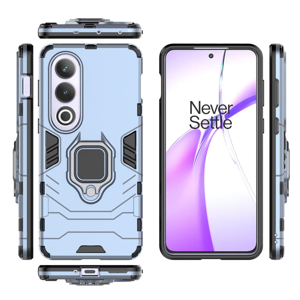 For OnePlus Ace 3V 5G Case PC+TPU Bump Proof Shell with Ring Kickstand