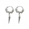 Long Hanging Crosses Leaves Pendants Hoops Woman Earrings Man Vintage Stainless Steel Hip Hop Ear Piercing Jewelry Accessories