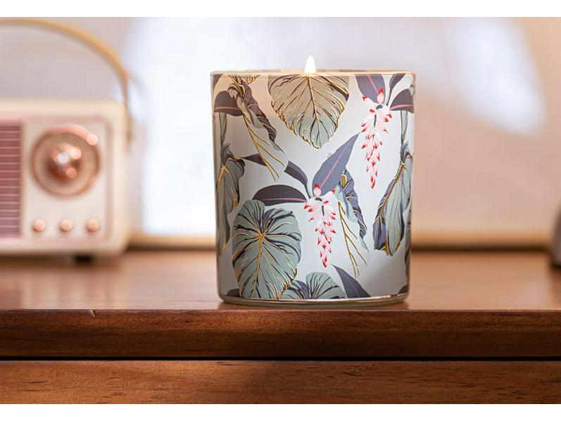 Pineapple Mango Scented Soy Candle - Smokeless Aromatherapy Gift