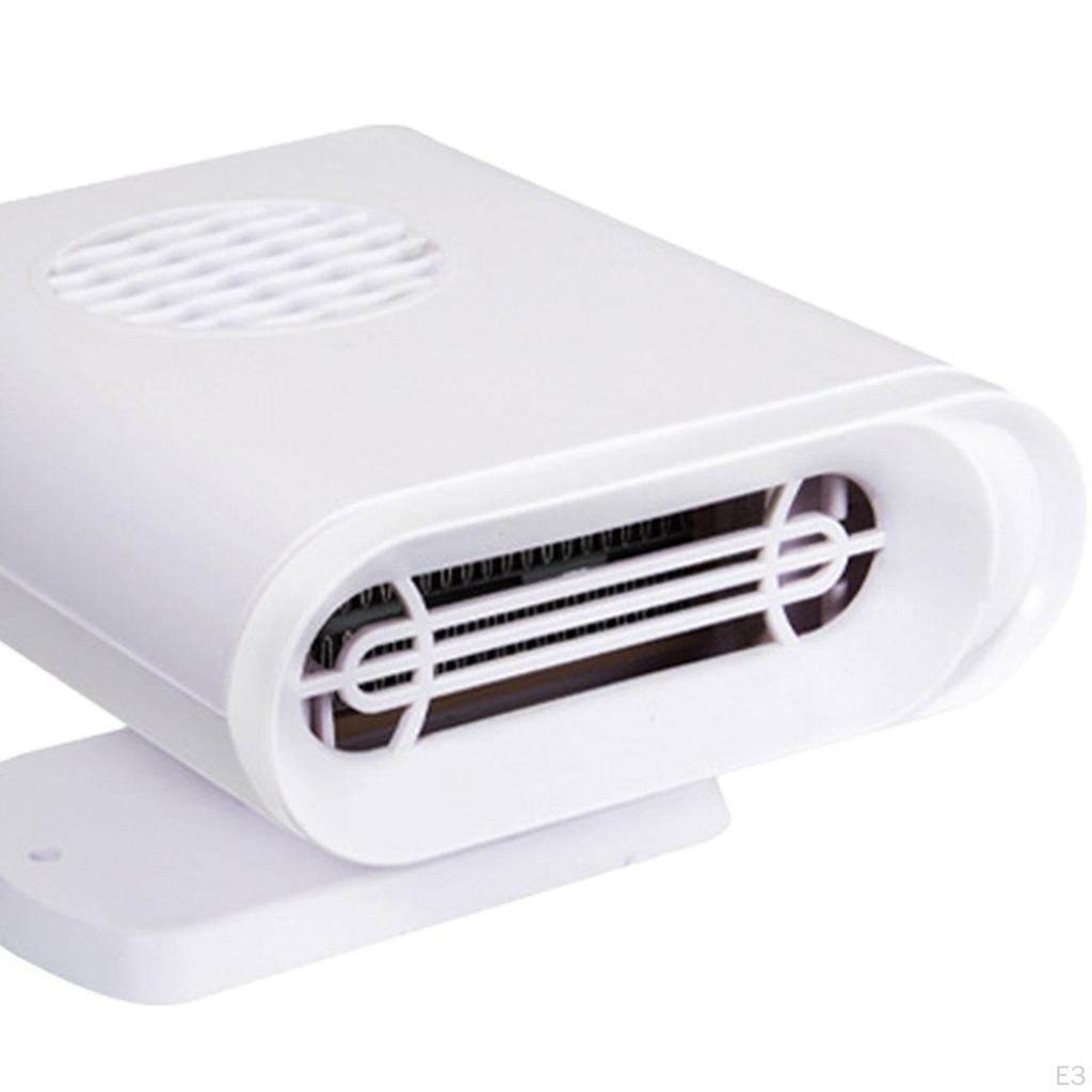 Car Fan Heater Windshield Defogger White Degree Rotation Window Defroster for Accessories