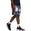 adidas X Daniel Patrick Collaboration James Harden Tie-Dye Letter Lace-Up Basketball Shorts Unisex Shorts Black FR5637