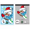Vánoční dekorace Samolepky na okno Cartoon Elk Santa Claus Sněhulák Vánoční zrcadlové samolepky Veselé Vánoce Samolepka Nový rok