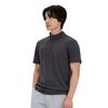 MILLET Cool Stripe Zip-Up Short Sleeve T-Shirt_Mxuut074