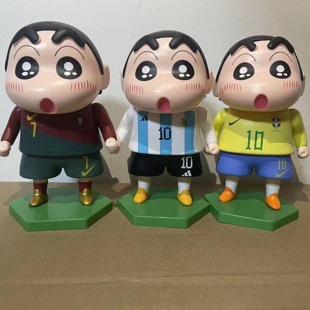 1:1 Crayon Shin-chan Nohara Shinnosuke & Shiro Figure Ornament