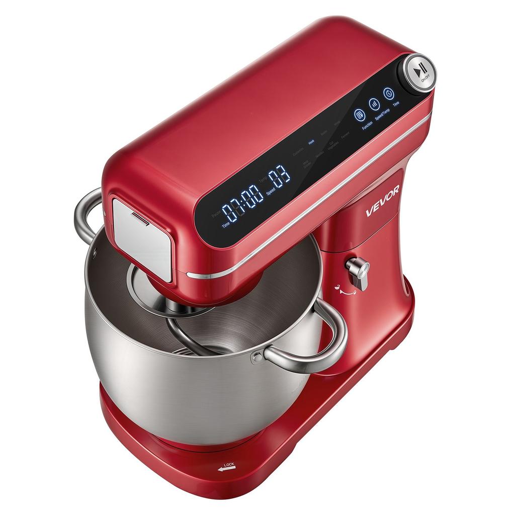 7L 2-in-1 Tilt Head Stand Mixer 1000W Electric Dough Mixer, Multifunctional Food Kitchen Mixer with Stainless Steel Bowl, Meat Grinder Attachment,