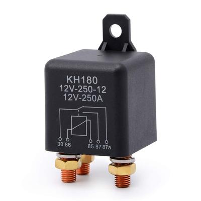 FOSHIO Automotive Normally Open/Normally Closed Relay 250A 5 Pole Power On/Off Heavy Duty