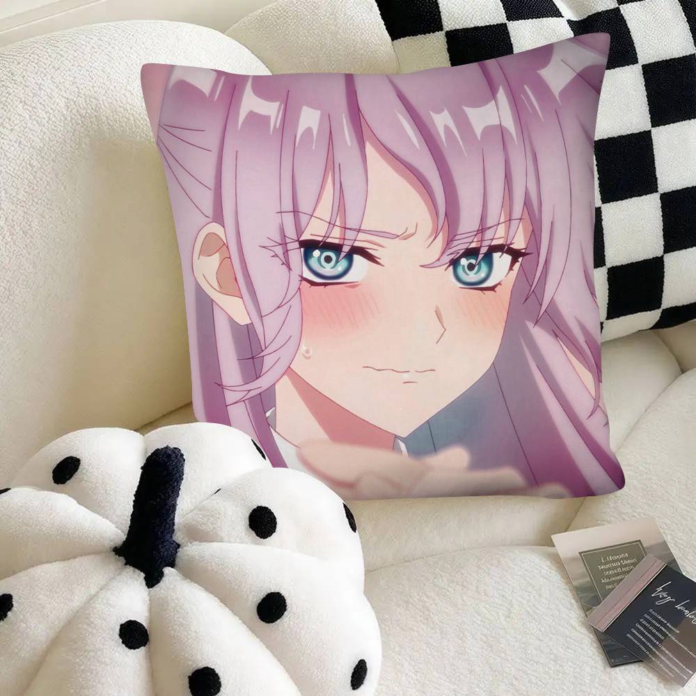 Anime Shikimoris Not Just A Cutie Pillow Case Fashion Square Pillowcase Bedroom Sofa Room Ins Decoration Leisure