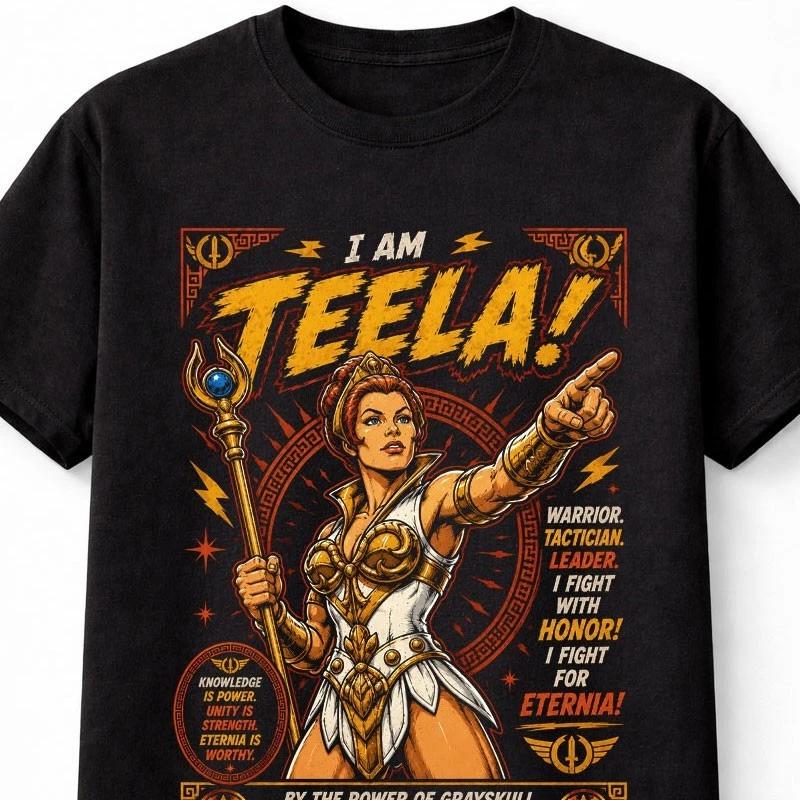 Teela Masters Of The Universe Retro Cartoon Unisex TShirt S