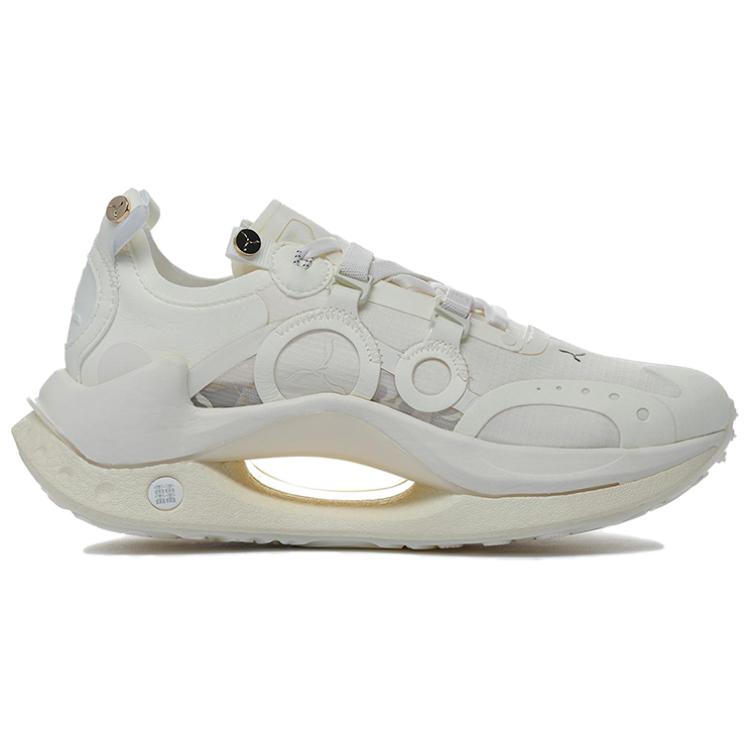 Li Ning Fabric Fashion Versatile Shock Absorbing Non-Slip Wear-Resistant Lightweight Rebound Low-Top Sports Casual Shoes Men Sneakers ALFS203-2