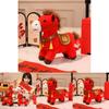 Year Of The Horse Plush Toy With Pp Cotton Fill For Lunar New Year Gift Collection