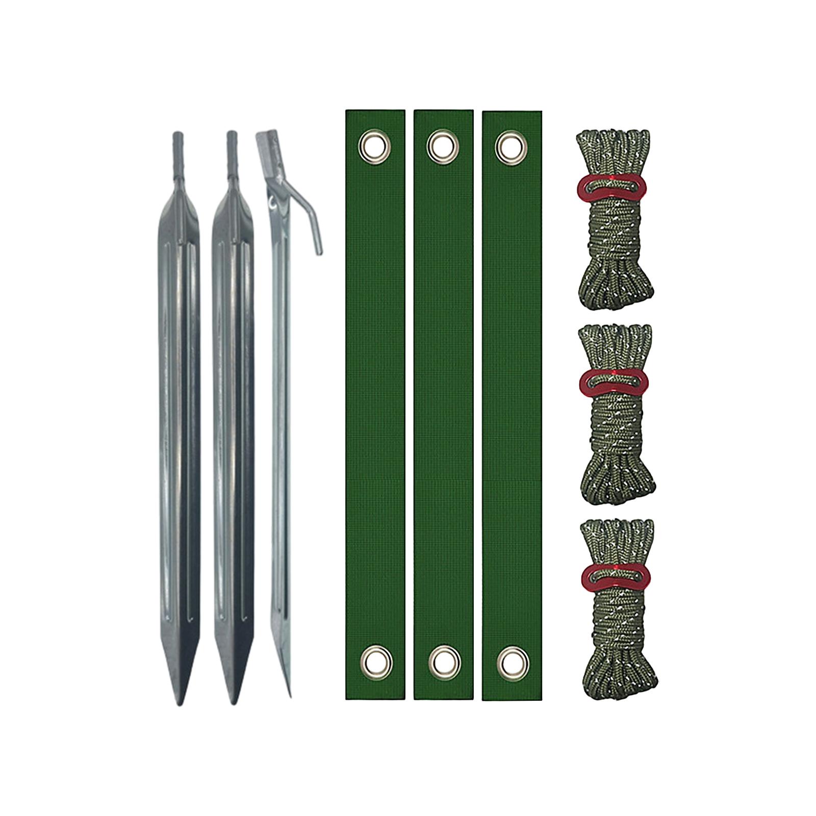 

Комплект колышков для деревьев - Зеленый прочный колышек-опора для деревьев, ремни для подвязки и ветрозащитной фиксации, ромбовидная форма One Size армия зеленый
